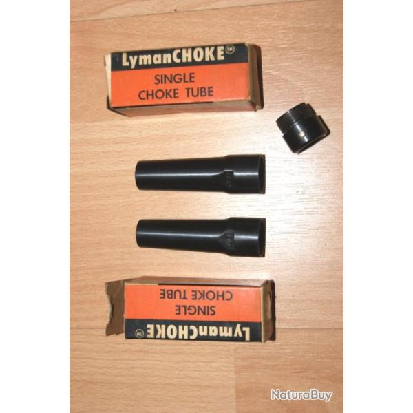 lot LYMAN calibre 20 2 chokes + bague  souder NEUFS -  (d9b71)
