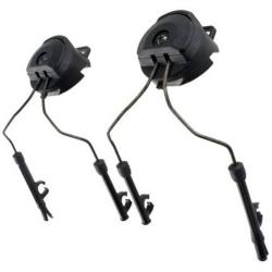 Fixations attache casque Peltor Comtac pour rail Picatinny