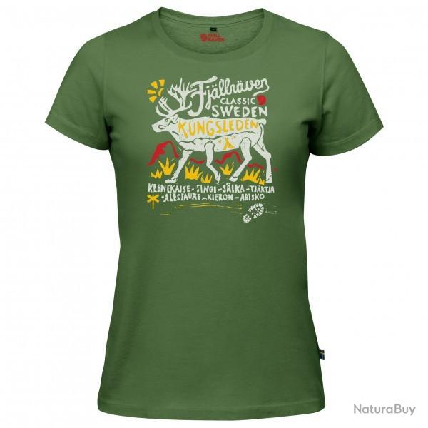 TEE-SHIRT FJALLRAVEN CLASSIC SWE FEMME FERN TAILLE L (014214)