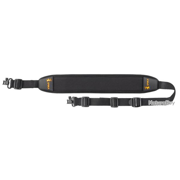 Bretelle Spika Noire en N�opr�ne pour Carabine