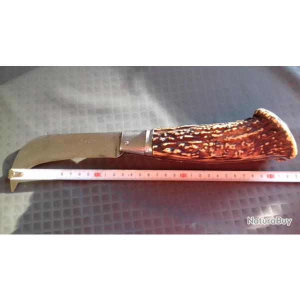 GRAND COUTEAU GENRE SERPETTE PLIANT DE LUXE