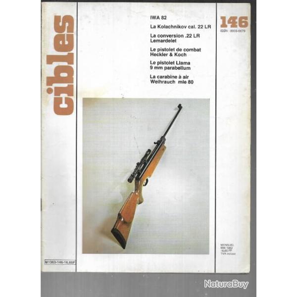 cibles 146 iwa82, conversion 22 lr lemardelet , pistolets de combat heckler & koch, lunettes kassnar