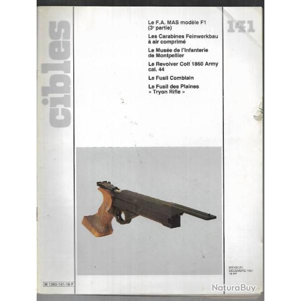 cibles 141 le f.a.mas mod�le f1 famas 3e partie , carabines feinwerkbau � air comprim� 124 et 127 sp