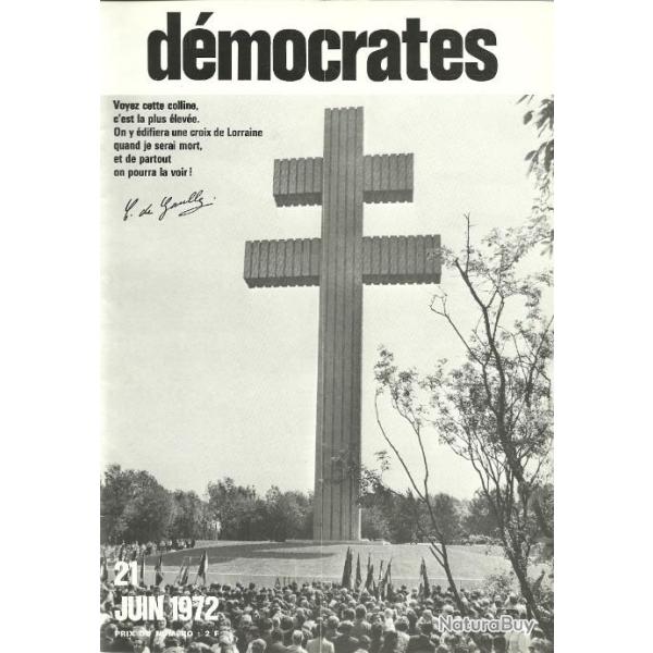 GENERAL DE GAULLE = LA REVUE DES DEMOCRATES