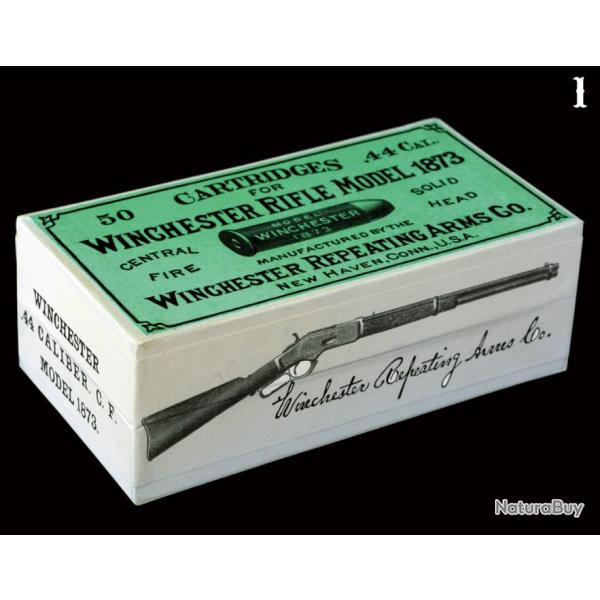 BOTE VIDE POUR 50 CARTRIDGES .44 CAL. FOR WINCHESTER RIFLE MODEL 1873 (REPRODUCTION)