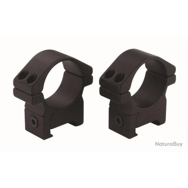 COLLIERS DE MONTAGE ALUMINIUM RAIL WEAVER FUZYON 25.4 MM HAUT