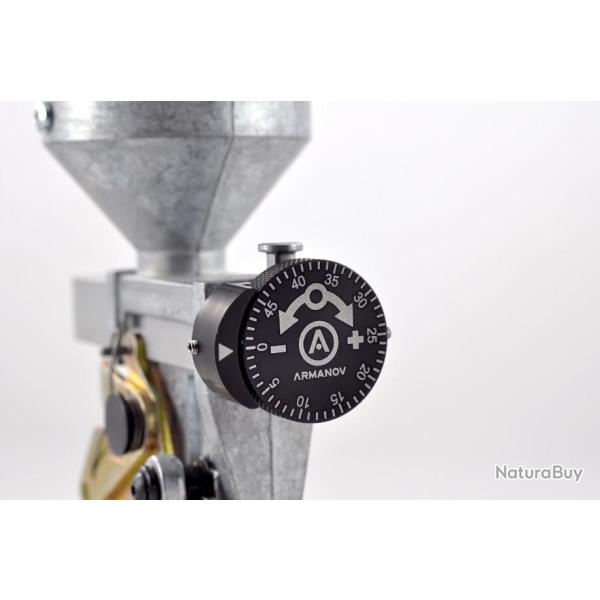 Bouton d'ajustement de jet de poudre de pr�cision Cliquable Dillon d'Armanov - 50 clics Bouton d'aju