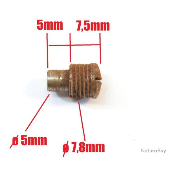 Vis pour arme, vis de boitier avec axe, a identifier. Pistolet ou fusil style Martini Henry ?
