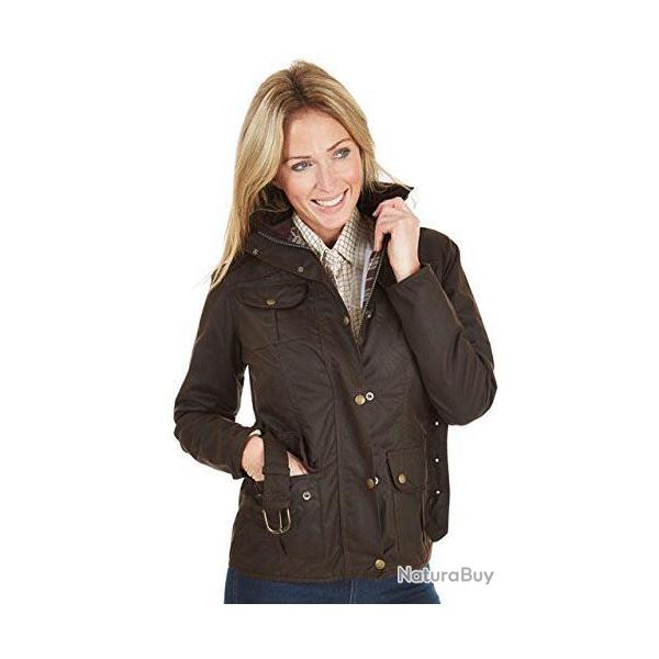 Veste Femme cir� Marron