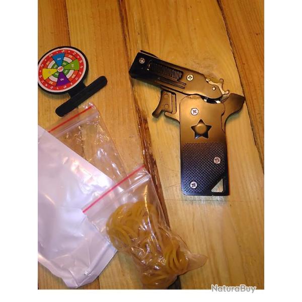 pistolet  a �lastiques...