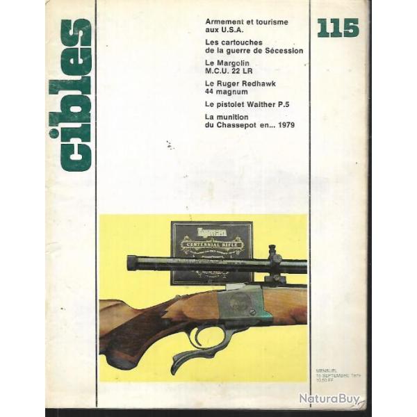 cibles 115 walther p5, cartouches guerre de scession , margolin m.c.u. 22 lr, mouchoirs d'instructi