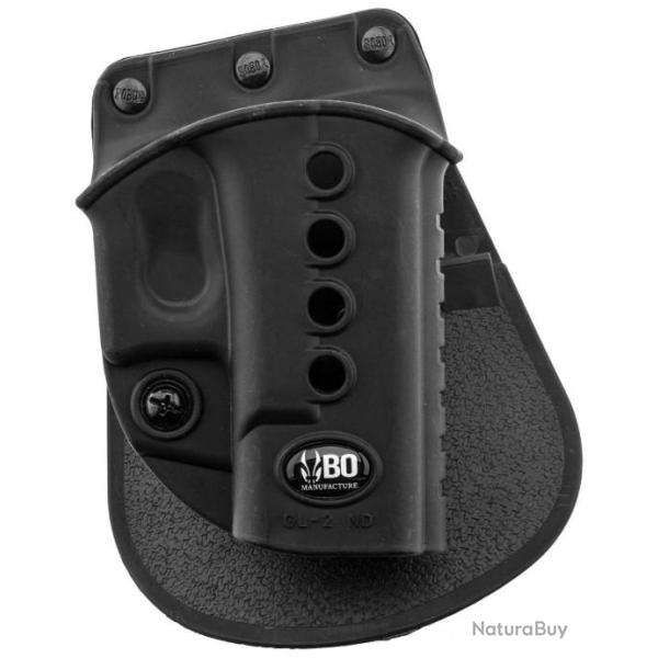 HOLSTER RETENTION PRO ROTO + PADDLE POUR S19 DROITIER - BO MANUFACTURE