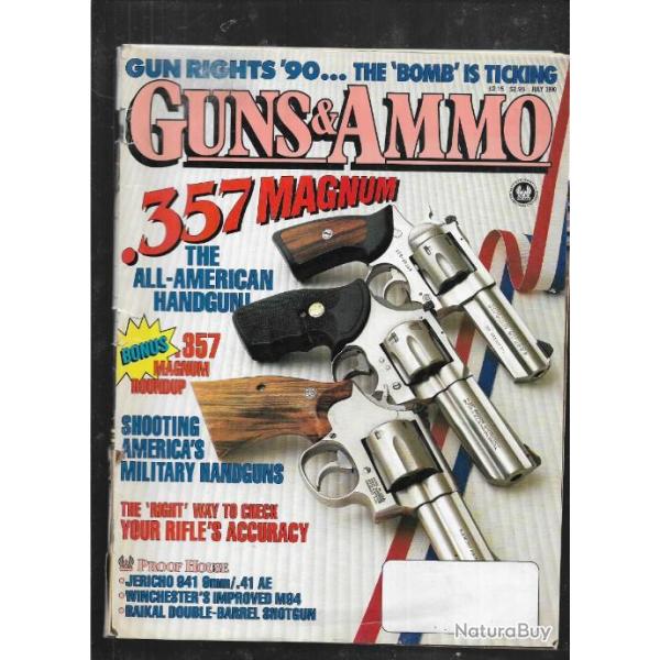 3 revues am�ricaine en anglais guns & ammo  357 magnum, monster sixguns, america's military handguns