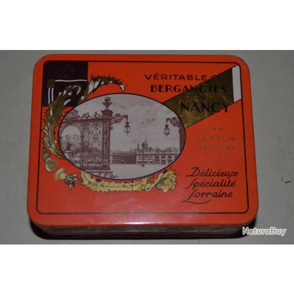 Boite de collection ancienne bergamotes de Nancy