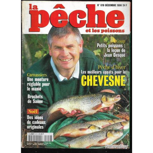 la p�che et les poissons  619 d�cembre 1996, appats pour chevesne hiver , brochets de saone,