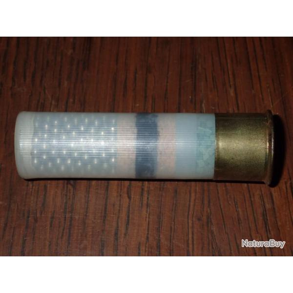 Cartouche pour collection en plastique transparent - calibre 20 - sans marque