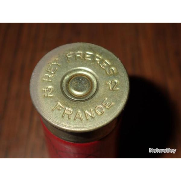 Cartouche pour collection en carton rouge - calibre 12 - Rey Frres