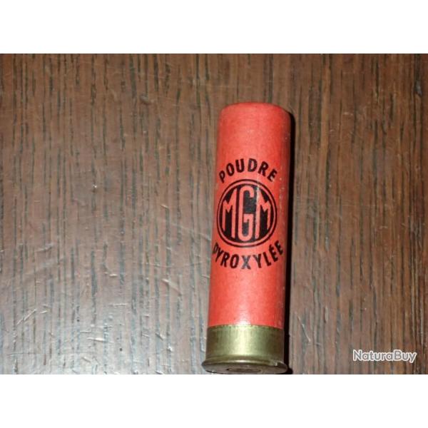Cartouche pour collection en carton rouge - calibre 20 - MGM