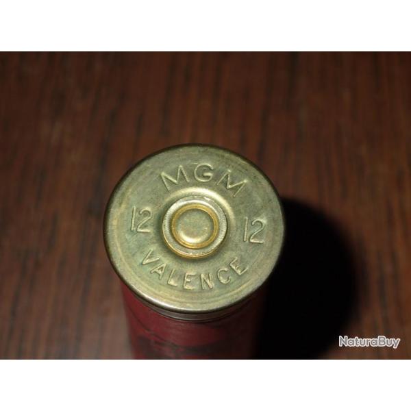 Cartouche pour collection en carton rouge - calibre 12 - MGM