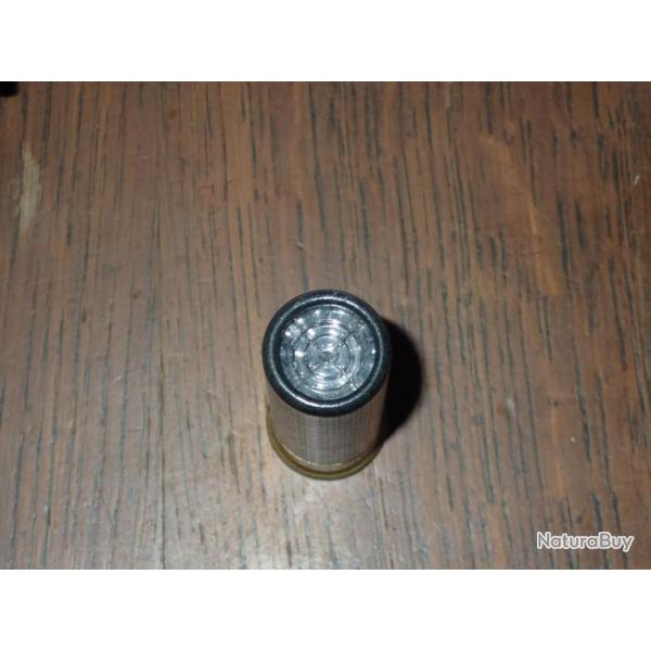 Cartouche pour collection en plastique noire - calibre 12 - Rey Frres