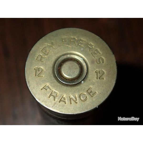 Cartouche pour collection en plastique noir - calibre 12 -  Rey Frres