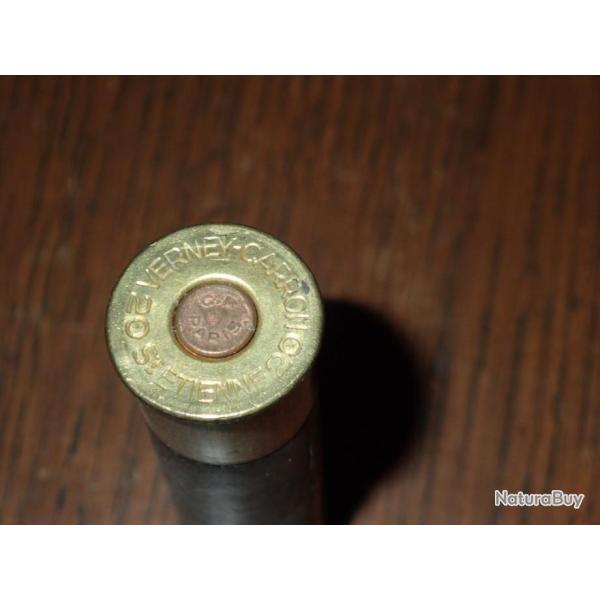 Cartouche pour collection en carton noire - calibre 20 - Verney Carron - Fulgur