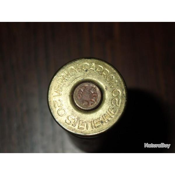 Cartouche pour collection en carton noire - calibre 20 - Verney Carron - Fulgur N7