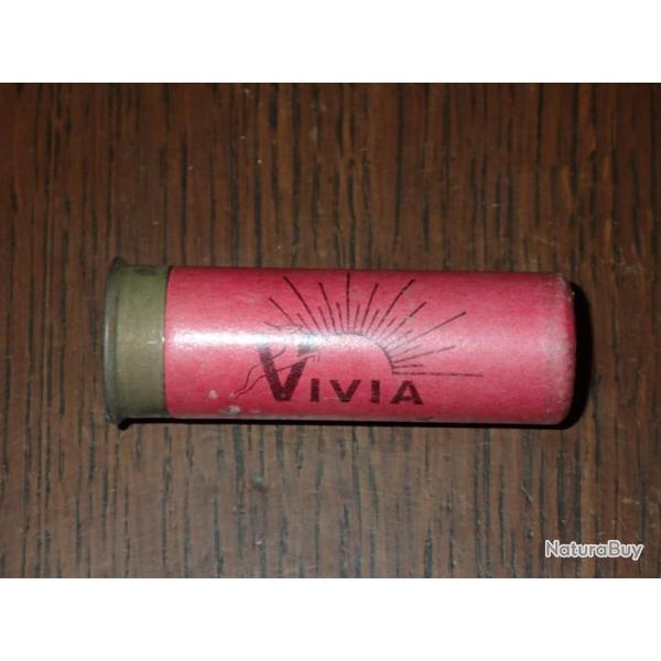 Cartouche pour collection en carton rouge - calibre 12 - Gevelot