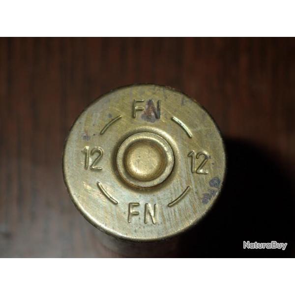 Cartouche pour collection en plastique rouge - calibre 12 - FN