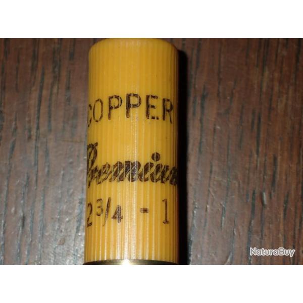 Cartouche pour collection en plastique jaune- calibre 20 - Federal Copper