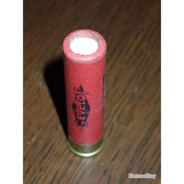 Cartouche pour collection en carton rouge - 14mm -  Gevelot - rondelle carton