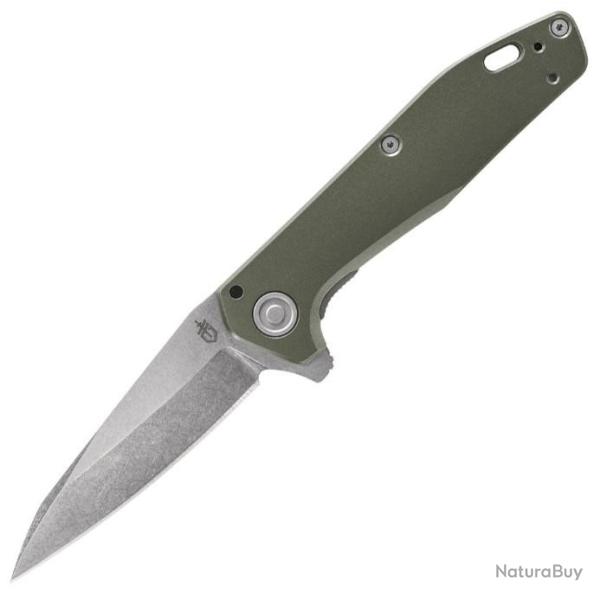 Couteau Gerber Fastball Green Lame Acier S30V Manche Aluminium Linerlock Made USA G1610