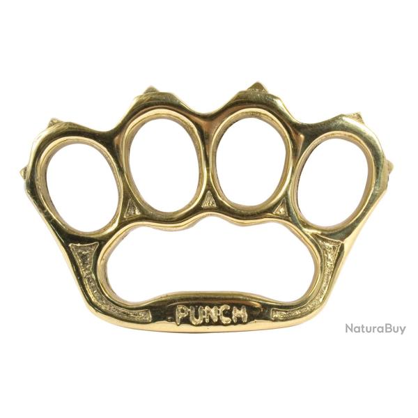 ( Poing am�ricain PUNCH laiton poli)Poing am�ricain PUNCH laiton poli