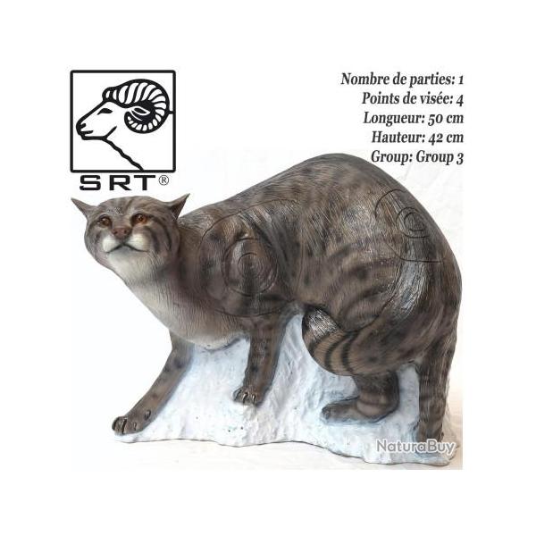 SRT TARGETS Cible 3D Chat Sauvage en mousse pour le tir � l'arc - 08471125