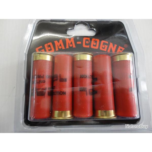 AXEL N1530 A - LOT DE 5  GOMM COGNE BALLES CAOUCHOUC DE PROTECTION CAL. 16  - NEUF!!!