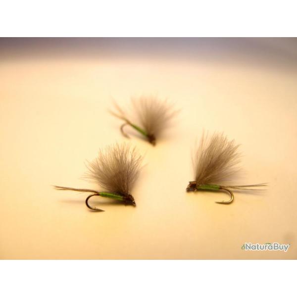 Lot de 3 �mergentes CDC olive - mouches s�ches