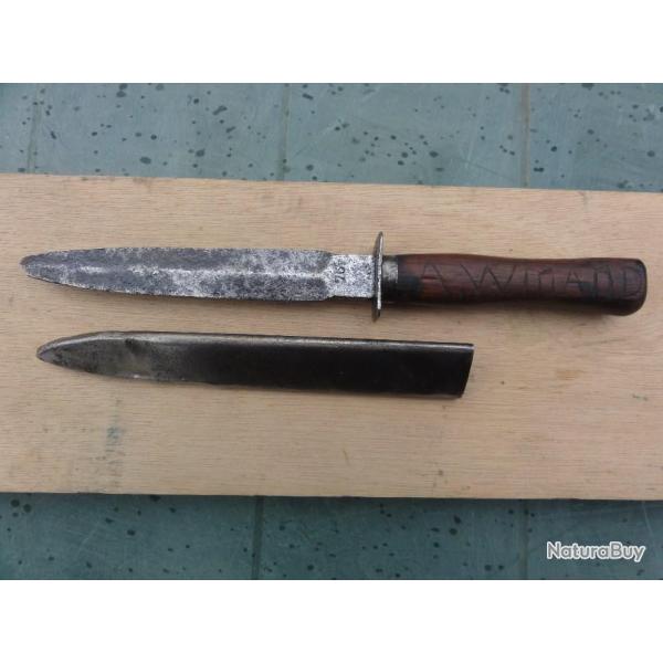 poignard de tranch�e de la guerre 14/18 le vengeur