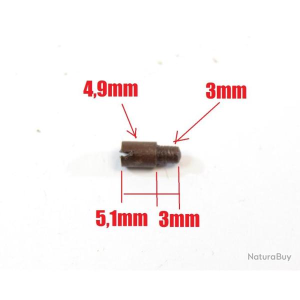 Vis axe pour pistolet, revolver ou platine de fusil. Id�al restauration arme ancienne
