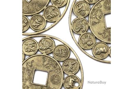 Médaille pièce ZODIAQUE Chinois FENG SHUI porte-Bonheur - Médailles - Décorations (5452200