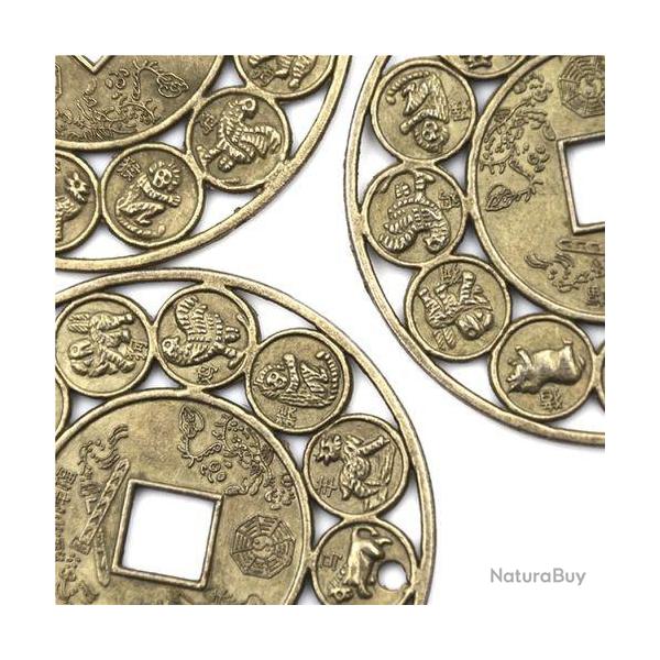 mdaille pice ZODIAQUE Chinois FENG SHUI "porte-Bonheur"