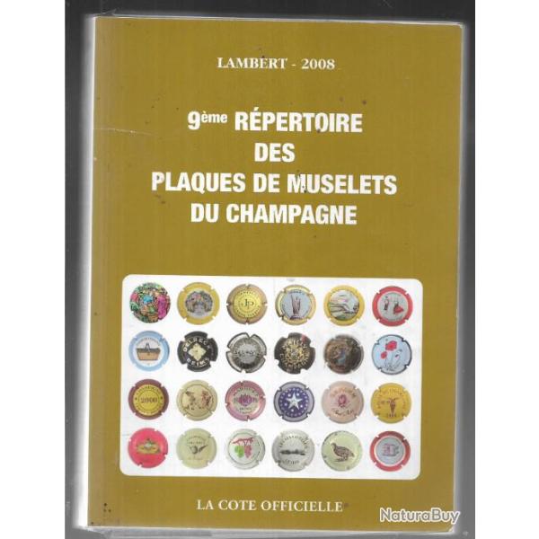 9e rpertoire des plaques de muselets du champagne lambert 2008