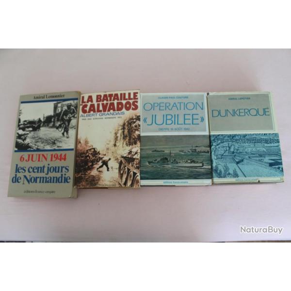 Lot 4 ouvrages guerre 39-45