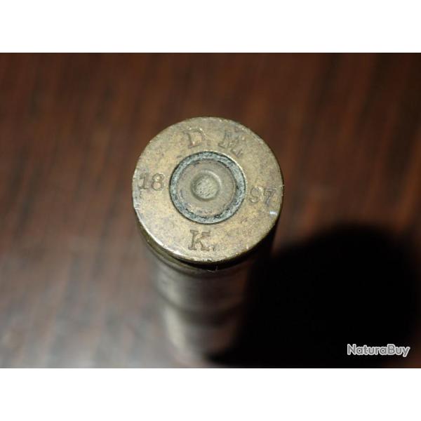 Etui 7mm Mauser Berdan - marque DM - 1897