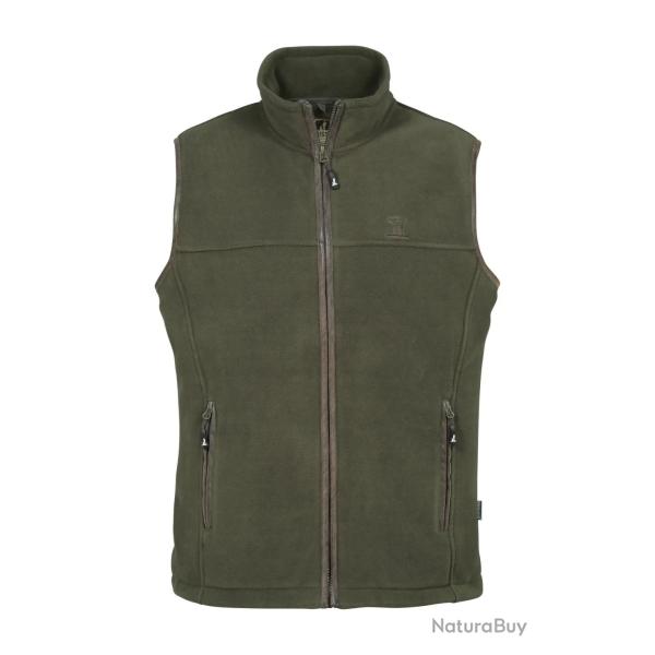 Gilet Percussion Polaire Scotland Kaki 4 Poches