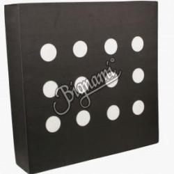BOOSTER - Cible Mousse MFT H&F 100x100x22 cm - 12 spots