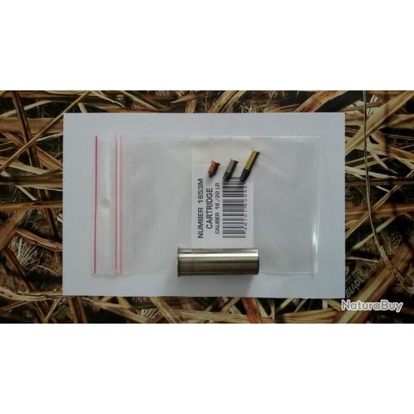 cartouche douille reductrice calibre 16/22lr en acier