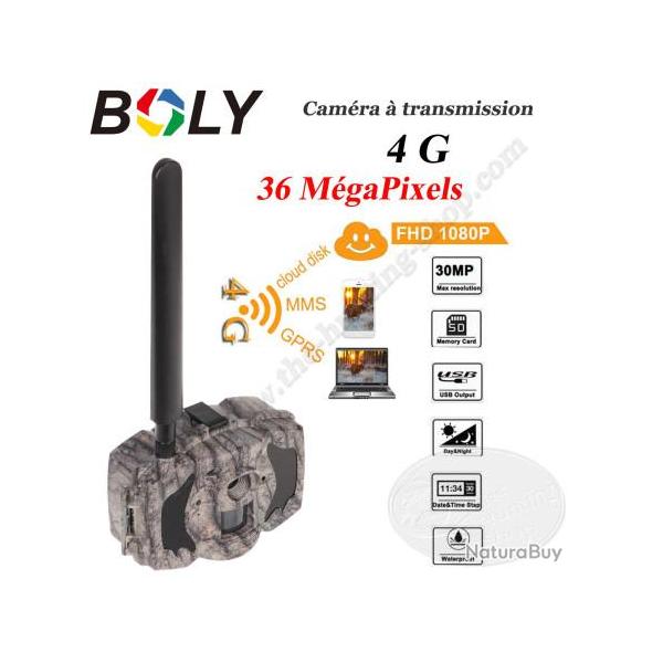 BOLYGUARD MG984G-36M Cam�ra pi�ge photo chasse et surveillance avec envoi photos et vid�os en 4G