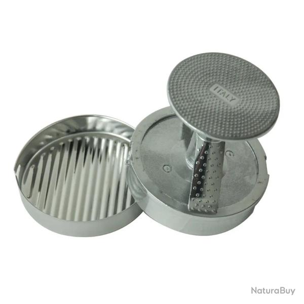 Presse steak hach� diam 10 cm Reconstitueur de steak avec poussoir