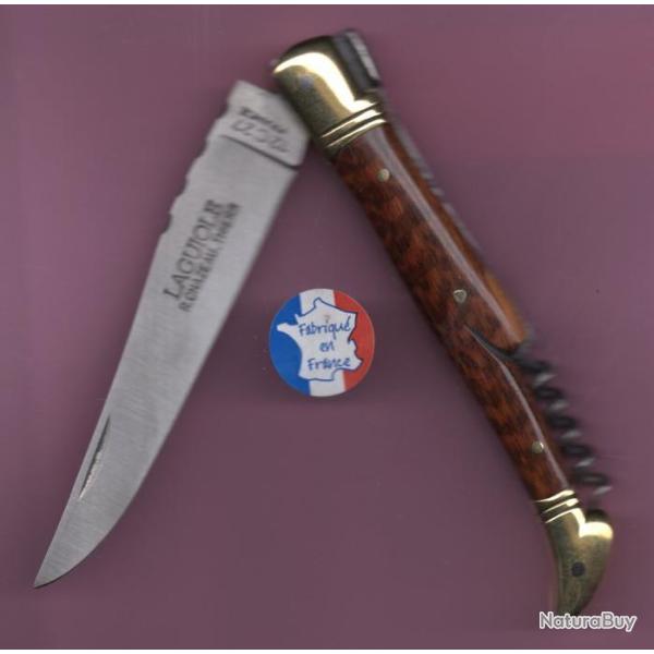 AMOURETTE LAGUIOLE 12 GRATUIT PR�NOM grav� Couteau d'Artisan