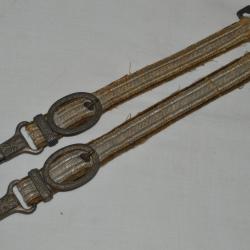 BELIERE POUR DAGUE OFFICIER GENERAL INFANTERIE-Mle 1937-SUSPENSION STRAPS GENERAL DAGGER INFANTRY